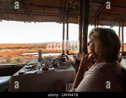 Kilaguni Serena Safari Lodge Kenta Stockfoto