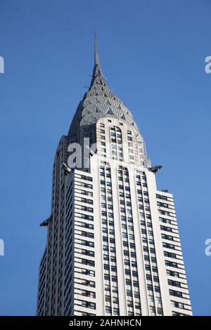 Das Chrysler Building in der Turtle Bay Nachbarschaft auf der East Side von Manhattan, New York City, New York, USA Stockfoto