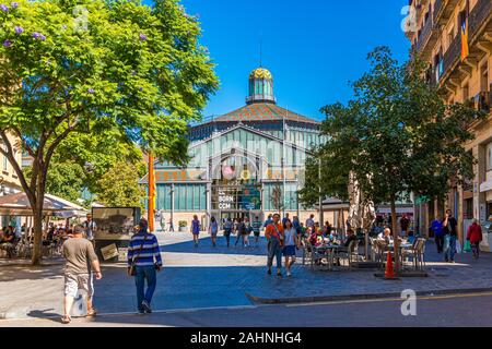 Platz im Born Viertel Stockfoto