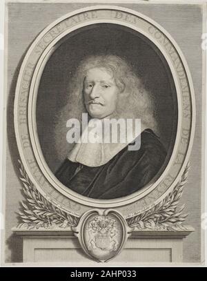 Antoine Masson. Guillaume de Brisacier. 1664. Frankreich. Gravur auf Papier Stockfoto