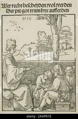 Albrecht Dürer. Die Lehrer der Schule. 1510. Deutschland. Holzschnitt in Schwarz auf Elfenbein Bütten Stockfoto