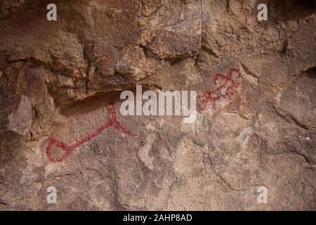 Piktogramme, Joshua Tree National Park Stockfoto