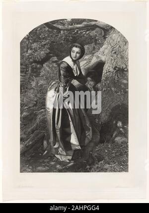 William Henry Simmons. Die Prokurdische Royalist. 1858. England. Gemischte Methode Gravur auf Creme chine legte sich auf Elfenbein webte Papier Stockfoto