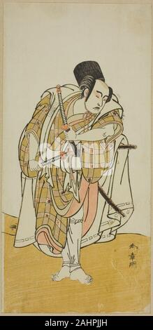 Shunsho Katsukawa. Der Schauspieler Ichikawa Yaozo II (). 1760 - 1792. Japan. Farbe holzschnitt; hosoban Stockfoto