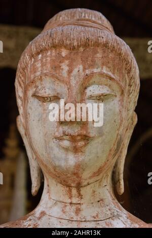 Porträt eines Buddha Statue, Chiang Mai Stockfoto