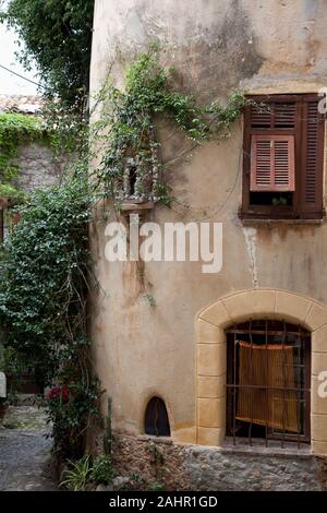 Haut de Cagnes, mittelalterliches Dorf, Cagnes-sur-Mer, Cote d'Azur, Provence, Alpes Maritimes, Côte d'Azur, Frankreich, Europa Stockfoto