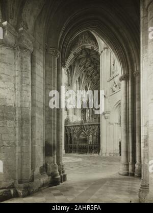 Frederick H. Evans. Die Kathedrale von Ely Octagon vom südlichen Seitenschiff. 1886 - 1896. England. Laterne schieben Stockfoto