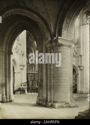 Frederick H. Evans. Die Kathedrale von Ely Octagon aus nördlichen Seitenschiff. 1886 - 1896. England. Laterne schieben Stockfoto