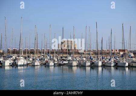 Hafen, Marina, Porto Maurizio, Imperia, Ligurien, Italienische Riviera, Italien, Europa Stockfoto