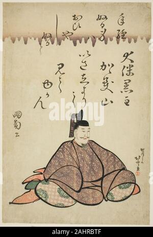 Katsushika Hokusai. Der Dichter Otomo no Kuronushi, aus der Serie sechs unsterblichen Dichter (Rokkasen). 1805 - 1815. Japan. Farbe holzschnitt; Oban Stockfoto