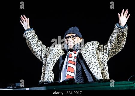 Rom, Italien. 01 Jan, 2020. Haut führt im Neuen Jahr feiern im Circus Maximus in Rom. Credit: SOPA Images Limited/Alamy leben Nachrichten Stockfoto