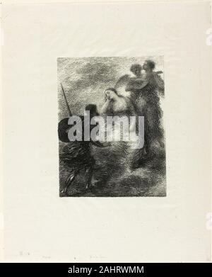 Henri Fantin-Latour. Vision. 1895. Frankreich. Lithographie in Schwarz auf Weiß chine Stockfoto