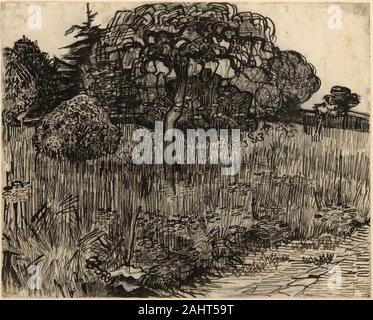 Vincent van Gogh. Weinende Baum. 1889. Niederlande. Rohrfeder und schwarz-brauner Farbe, mit schwarzer Kreide auf Off-white webte Papier Stockfoto