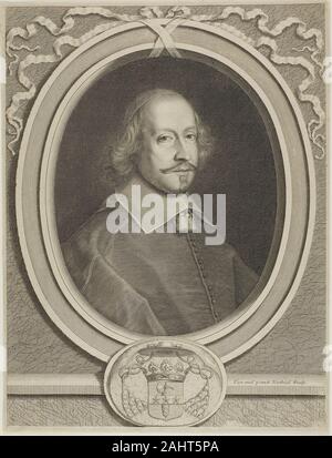 Robert Nanteuil. Kardinal Mazarin. 1649 - 1659. Frankreich. Gravur auf Papier Stockfoto