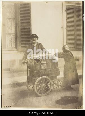 Jean-Eugène - Auguste Atget. Joueur d'orgue (Organ Player). 1898 - 1899. Libourne. Gelatine Silber Drucken ausdrucken. Stockfoto