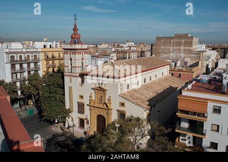 Parroquia de San Roque (Kirche von Saint Roch). Sevilla, Andalusien, Spanien. Stockfoto