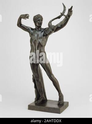 John donoghue (Bildhauer). Junge Sophokles Führt der Chor der Sieg nach der Schlacht von Salamis. 1911. In den Vereinigten Staaten. Bronze mit grüne Patina Stockfoto