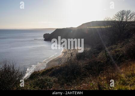 Beacon Point im Winter Sonnenschein Stockfoto