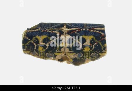 Antike römische. Fragment einer Inlay. 100 BC - 100 AD. Italien. Glas, mosaik glas Technik Stockfoto