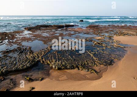 Mission Rocks Beach, Cape Vidal, iSimangaliso Wetland Park, Südafrika Stockfoto