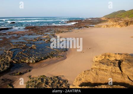 Mission Rocks Beach, Cape Vidal, iSimangaliso Wetland Park, Südafrika Stockfoto