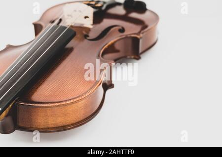 Violine harmonischen Tabelle hohe Betrachtungswinkel Nahaufnahme Stockfoto