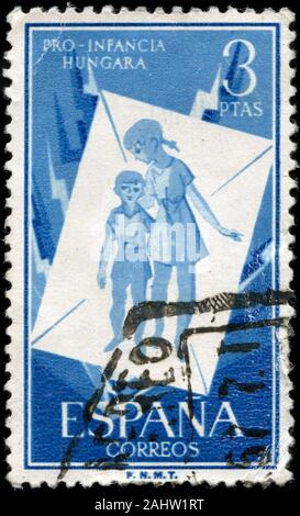 Zur Unterstützung der ungarischen Kinder Stockfoto