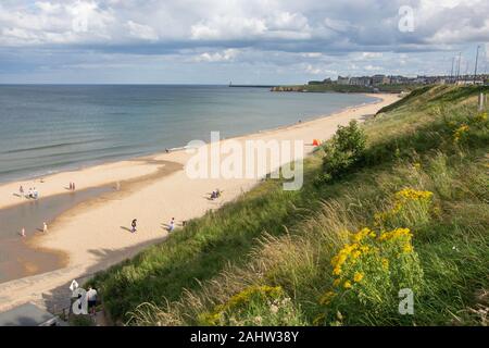 Lange Sands Beach, Tynemouth, Tyne und Wear, England, Vereinigtes Königreich Stockfoto