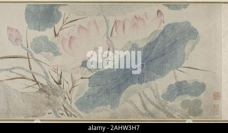 Chen Chun. Blühende Lotus. 1368 - 1644. China. Handscroll; Tinte und Farbe auf Papier Stockfoto