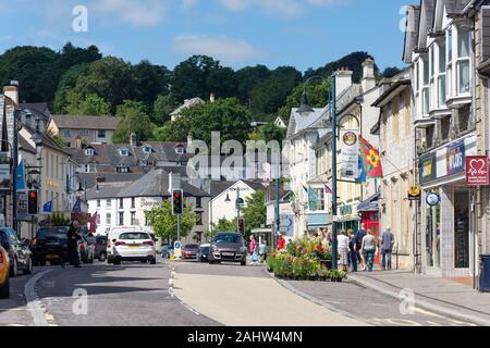 Fore Street, Okehampton, Devon, England, Vereinigtes Königreich Stockfoto