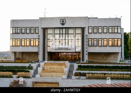 Das Parlament der Slowakischen Republik in Bratislava. Stockfoto