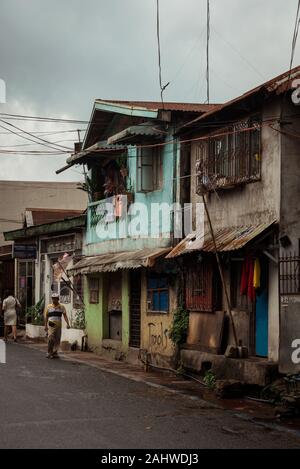 Häuser in Antipolo City, Rizal, Philippinen Stockfoto