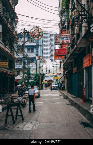 Straßenszene in Binondo, Manila, Philippinen Stockfoto