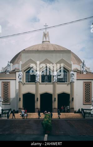 Das Äußere des Antipolo Kathedrale, in Antipolo, Rizal, Philippinen Stockfoto