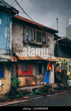 Häuser in Antipolo City, Rizal, Philippinen Stockfoto