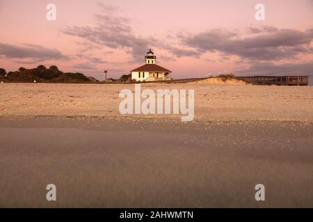 Port Boca Grande Leuchtturm. Boca Grande, Florida, USA. Stockfoto