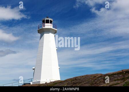 Cape Spear Leuchtturm in Neufundland und Labrador, Kanada. Stockfoto