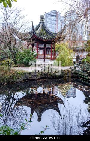 Dr. Sun Yat-Sen Park, Chinesisches öffentlichen Park, Vancouver, British Columbia, Kanada Stockfoto