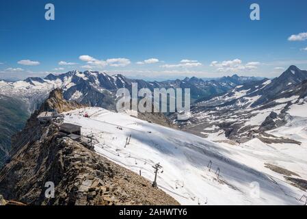 Hintertuxer Gletscher im Zillertal in Tirol, Österreich Stockfoto