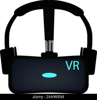 Vr-Brille. Vector Illustration auf isolierte Hintergrund Stock Vektor