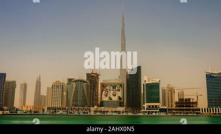 Panoramablick od Dubai, VAE. Foto genommen 17.05.2017 in Dubai, Vereinigte Arabische Emirate Stockfoto