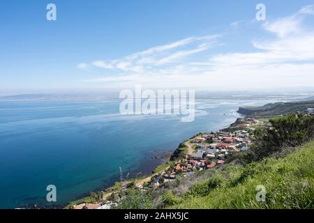 Mit Blick auf die Stadt Ensenada, Baja California Norte, Mexiko Stockfoto