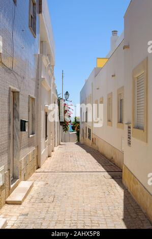 Picuresque Gasse in Albufeira, Algarve, Portugal Stockfoto