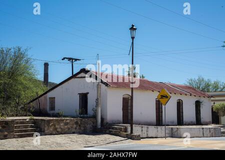 El Triunfo Baja California, Mexiko. Bergbaustadt Stockfoto