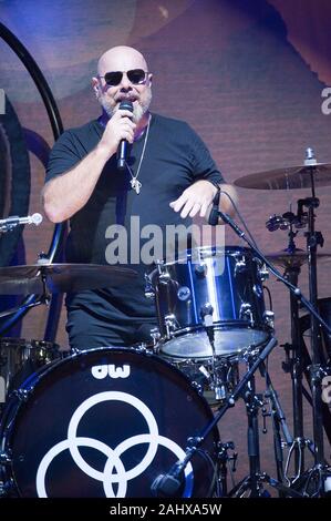 Sept. 14, 2019 - Raleigh, North Carolina; USA - Musiker Jason Bonham führt live als sein 2019 Tour macht Halt in den Küstengebieten Credit Union Musik Park in Walnut Creek in Raleigh Copyright 2019 Jason Moore befindet. (Bild: © Jason Moore/ZUMA Draht) Stockfoto