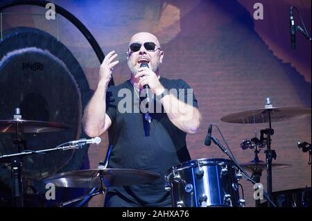 Sept. 14, 2019 - Raleigh, North Carolina; USA - Musiker Jason Bonham führt live als sein 2019 Tour macht Halt in den Küstengebieten Credit Union Musik Park in Walnut Creek in Raleigh Copyright 2019 Jason Moore befindet. (Bild: © Jason Moore/ZUMA Draht) Stockfoto