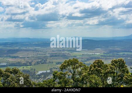 Luftaufnahme über australische Landschaft. Queensland, Australien Stockfoto
