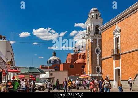 Mexiko Tlaxcala Tlaxcala de Xicohténcatl Pfarrei des hl. Joseph Stockfoto