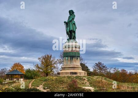 Frankreich, Côte-d'Or, Alise-Sainte-Reine, Vercingétorix Statue Stockfoto