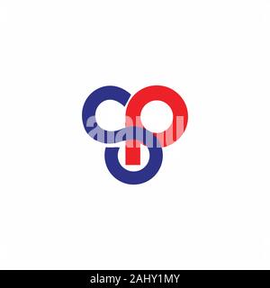 Anfangsbuchstaben sp oder ps Logo vektor design Stock Vektor